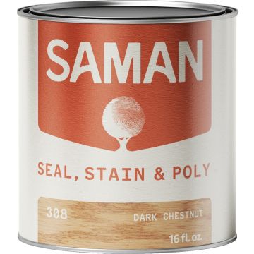 SamaN pt Dark Chestnut Seal, Stain, and Polyurethane