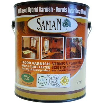 Saman 128oz Hybrid Satin Varnish