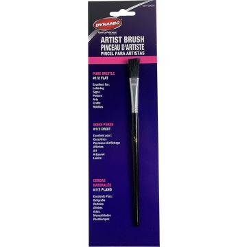 Dynamic #1/2 Flat Pure Bristle Artist Brush