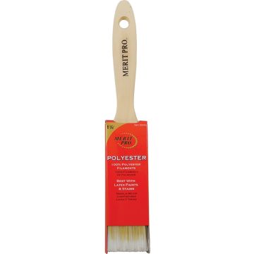 Merit Pro 1-1/2" 100% Polyester Beavertail Brush