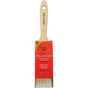 Merit Pro 2" 100% Polyester Beavertail Brush