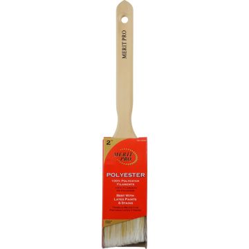 Merit Pro 2" 100% Polyester Angle Sash Brush