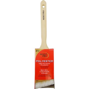 Merit Pro 2-1/2" 100% Polyester Angle Sash Brush