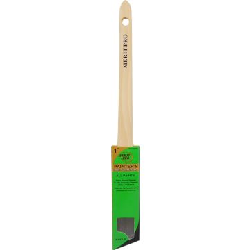 Merit Pro 1" Painters Professional Angle Rat Tail Brush