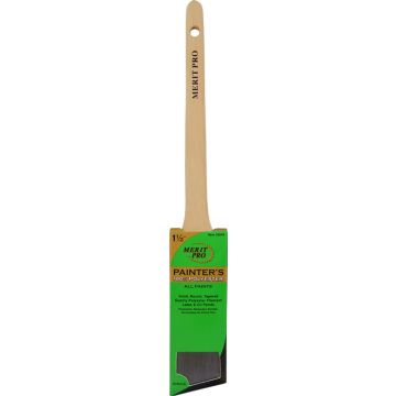 Merit Pro 1-1/2" Painters Professional Angle Rat Tail Brush