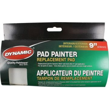 Dynamic 9" Premium Interior/Exterior Pad Painter Refill (For 00227)