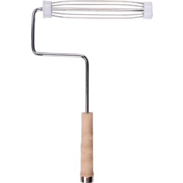 Dynamic 9" x 5/16" Shank 5-Wire Professional Roller Frame w/Wood Handle