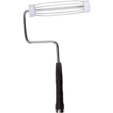 Dynamic 7" x 5/16" Shank 5-Wire Professional Roller Frame w/Black Handle