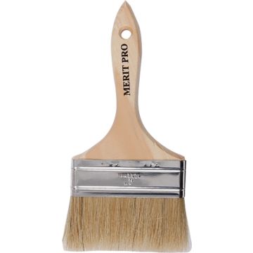 Dynamic 4" White Bristle Chip Brush (Case of 12)
