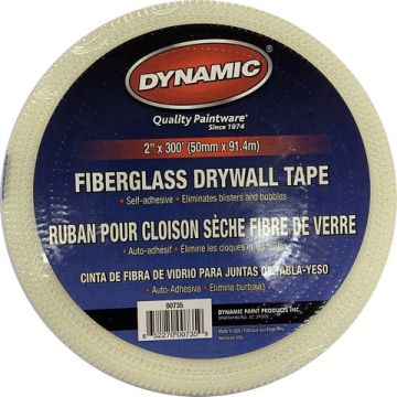 Dynamic 2" x 300' White Self Adhesive Mesh Drywall Tape