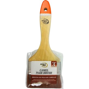 Merit Pro 3" Camel Hair Paint Brush (Case of 12)