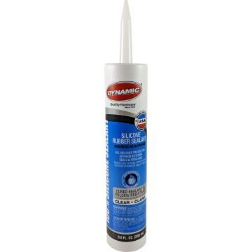 Dynamic 9.8oz White General Purpose Silicone Caulk