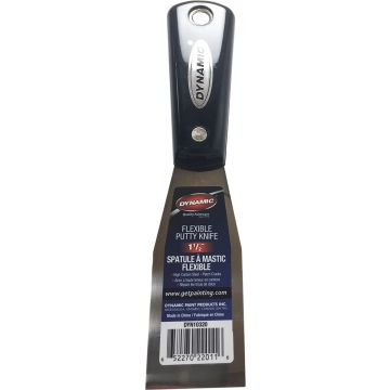 Dynamic 1-1/2" Nylon Handle Flex Putty Knife with Carbon Steel Blade