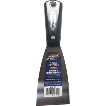 Dynamic 2" Nylon Handle Flex Putty Knife w/Carbon Steel Blade