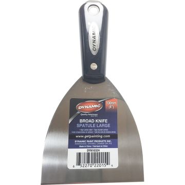 Dynamic 4" Nylon Handle Flex Broad Knife w/Hammer Cap and Carbon Steel Blade