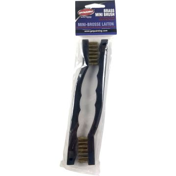 Dynamic 3 x 7 Row Brass Mini Wire Brush (2pk)
