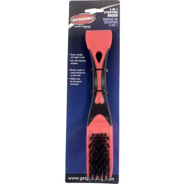 Dynamic 3-in-1 Soft Grip Stripping Brush, Carded