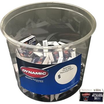 Dynamic .009" Single Edge Razor Blades(5pk)(Bucket included w/purchase of 50)
