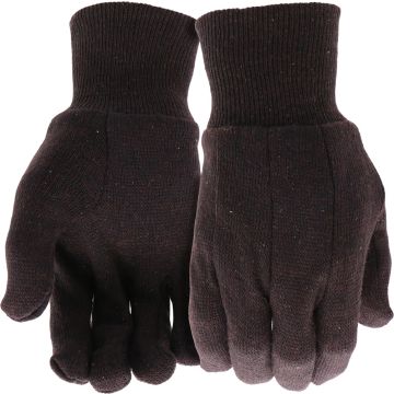 Boss Lrg Brown Jersey Glove (2 pair pack)