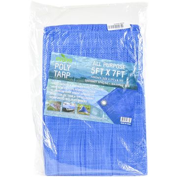 Evolve 5' x 7' 3.5mil All Purpose Blue Poly Tarp