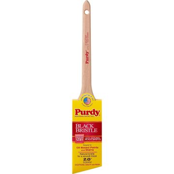 Purdy 2" 100% Natural Black Bristle Medium Stiff Adjutant Angular Paint Brush