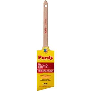 Purdy 2-1/2" 100% Natural Black Bristle Med Stiff Adjutant Angular Paint Brush