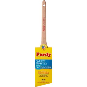 Purdy 2-1/2" 100% Natural White Bristle Soft Adjutant Angular Paint Brush