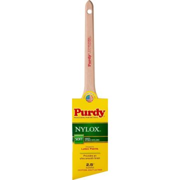 Purdy 2-1/2" 100% Dyed Nylon Soft Nylox Dale Angular Paint Brush