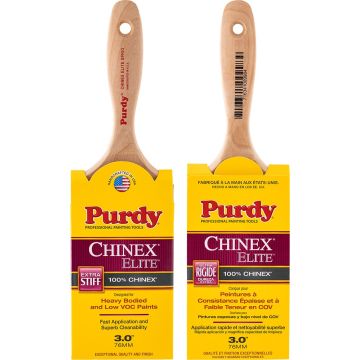Purdy 3" 100% Chinex Extra Stiff Chinex Elite Sprig Paint Brush