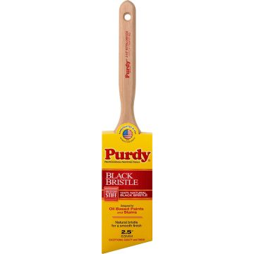 Purdy 2-1/2" 100% Natural Black Bristle Medium Stiff Extra Oregon Angular Paint Brush