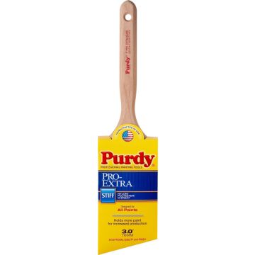 Purdy 3" Nylon/Polyester/Chinex Stiff Pro-Extra Glide Angular Paint Brush