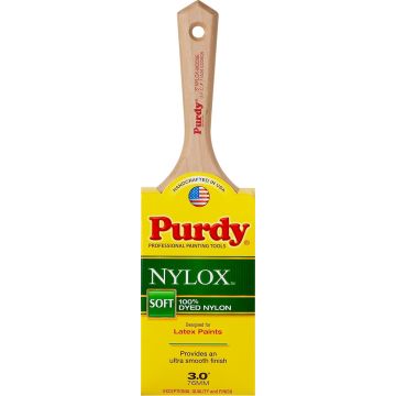 Purdy 3" 100% Dyed Nylon Soft Nylox Moose Paint Brush