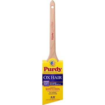 Purdy 2-1/2" Ox-Hair/White Bristle Extra Soft Ox-O-Angular Paint Brush