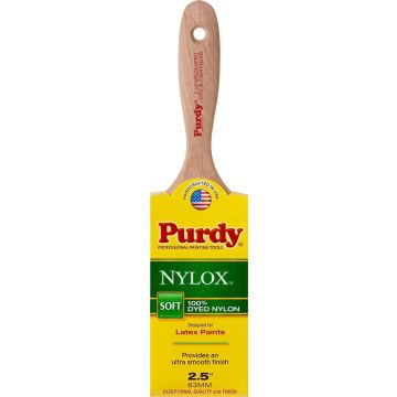 Purdy 2-1/2" 100% Dyed Nylon Soft Nylox Sprig Paint Brush