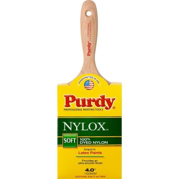 Purdy 4" 100% Dyed Nylon Soft Nylox Swan Paint Brush