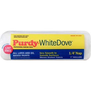 Purdy 7" x 1/4" Nap Woven Dralon Fabric White Dove Roller Cover