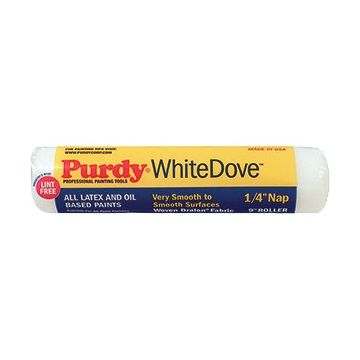 Purdy 9" x 1/4" Nap Woven Dralon Fabric White Dove Roller Cover