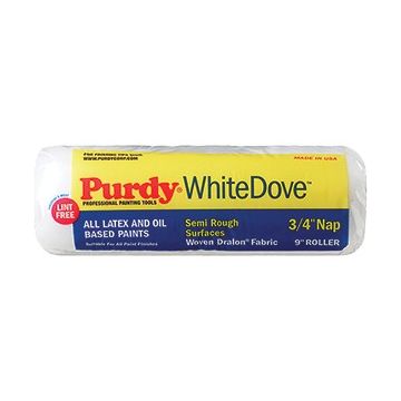 Purdy 9" x 3/4" Nap Woven Dralon Fabric White Dove Roller Cover