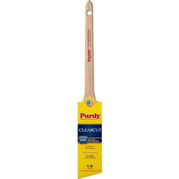 Purdy 1-1/2" Nylon/Polyester Stiff Clearcut Dale Angular Trim Paint Brush