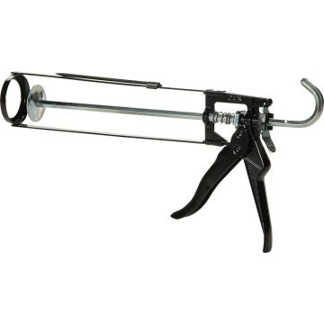 Cox 10.5oz EasiFlow Heavy Duty Steel Skeleton Frame Caulk Gun