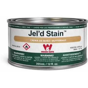 Wood Kote 12oz 203-9 Butternut Jelled Stain