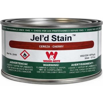 Wood Kote 12oz Jel'D Stain Cherry Stain