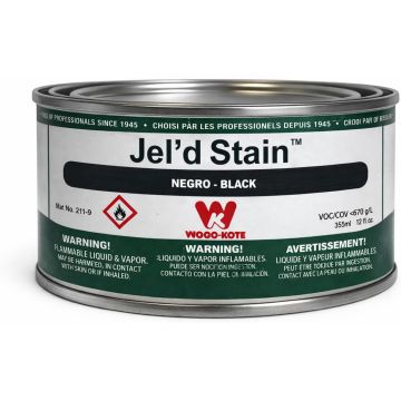 Wood Kote 12oz 211-9 Black Jel'd Stain