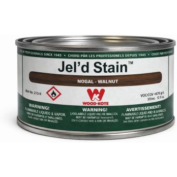 Wood Kote 12oz Jel'D Stain Walnut Stain
