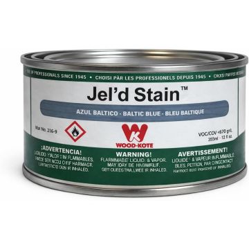 Wood Kote 12oz Jel'D Stain Baltic Blue Stain