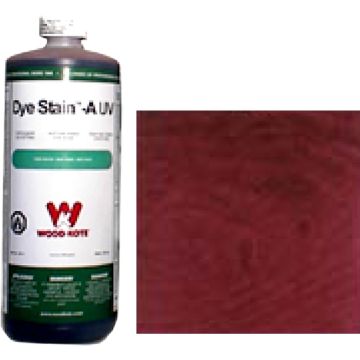 Wood Kote 1qt Dyestain Blood Red