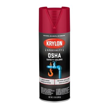 Krylon 12oz OSHA Safety Red Spray