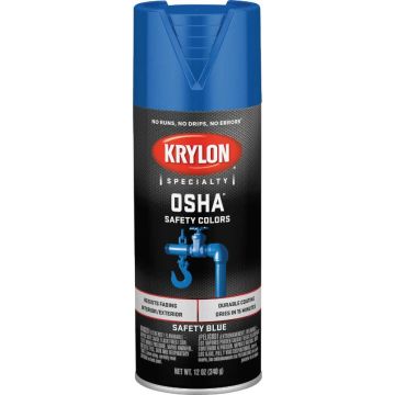 Krylon 12oz OSHA Safety Blue Spray