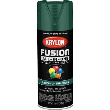 Krylon 12 oz. Gloss Hunter Green Fusion All-In-One Spray