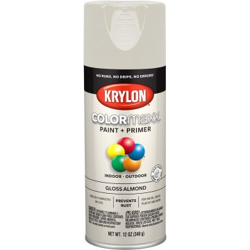 Krylon 12 oz. Gloss Almond COLORmaxx Spray